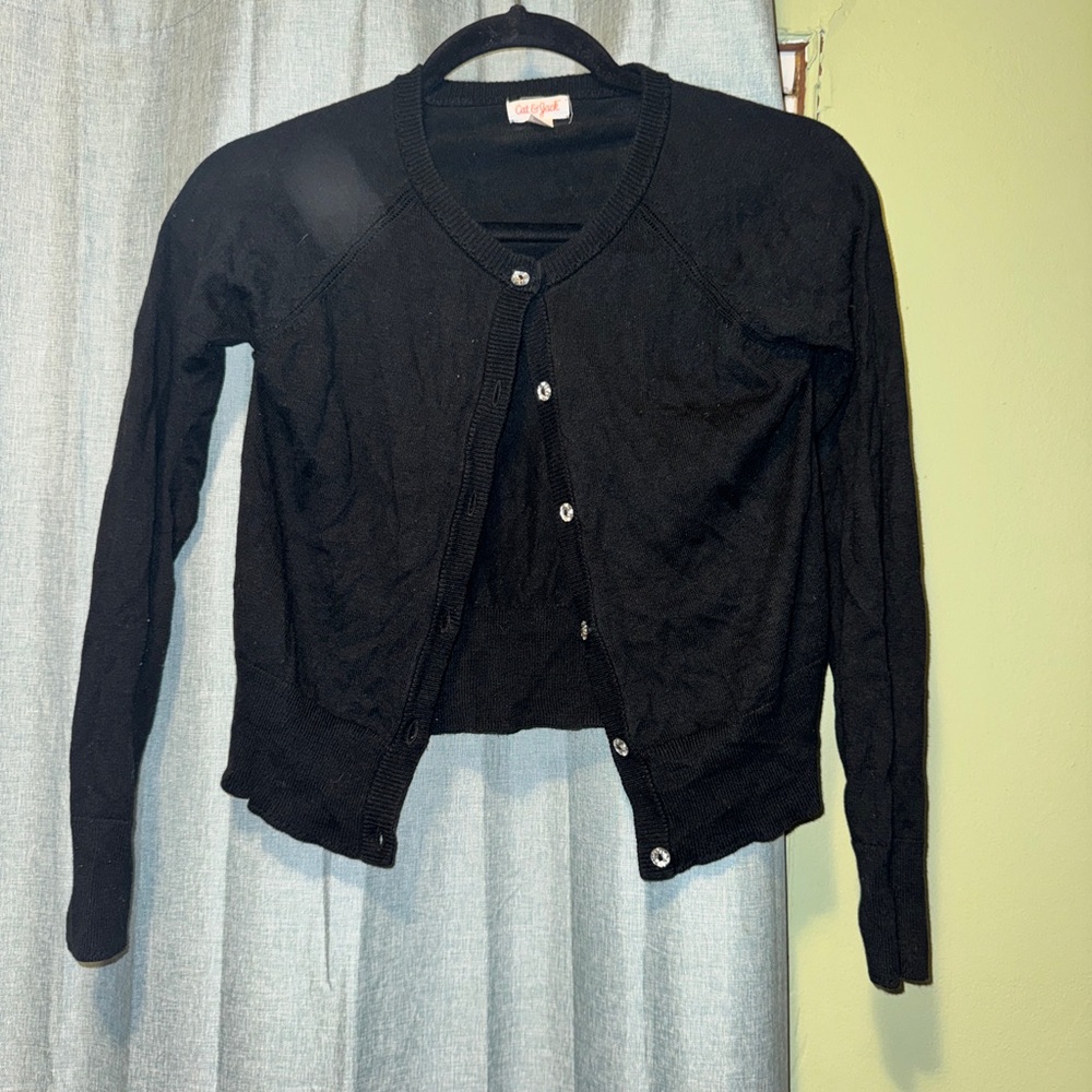 Cat & Jack Black Knit Sweater